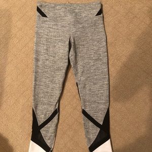Manduka heathered grey leggings